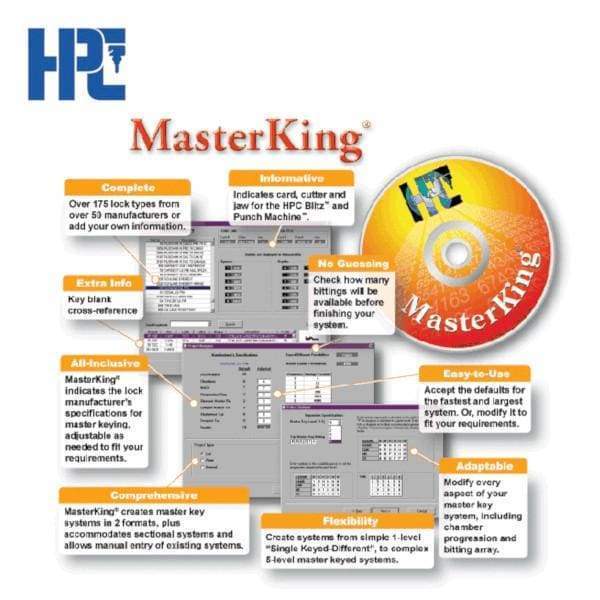 Hpc HPC: MK-CD Masterking Keying Software HPC-MK-CD
